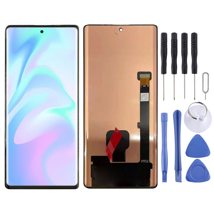 OLED Material LCD Screen and Digitizer Full Assembly for ZTE Axon 30 Ultra 5G, For ZTE Axon 30 Ultra 5G