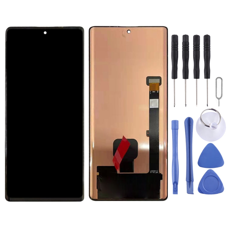 OLED Material LCD Screen and Digitizer Full Assembly for ZTE Axon 30 Ultra 5G, For ZTE Axon 30 Ultra 5G