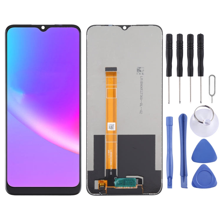 LCD Screen and Digitizer Full Assembly for OPPO Realme C25s RMX3195 RMX3197, For Realme C25s