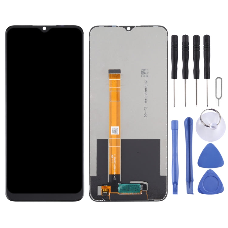 Schermo LCD e digitalizzatore assemblaggio completo per OPPO Realme C25s RMX3195 RMX3197, For Realme C25s