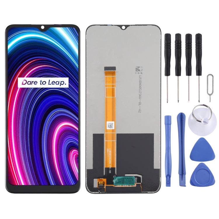 Schermo LCD originale e digitalizzatore assemblaggio completo per OPPO Realme C25Y RMX3265, For Realme C25Y