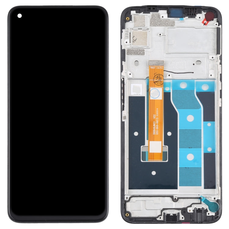 LCD Screen and Digitizer Full Assembly with Frame for OPPO Realme Narzo, For OPPO Realme Narzo