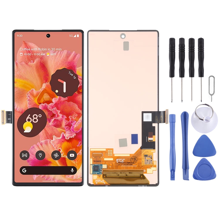 Original AMOLED LCD Screen and Digitizer Full Assembly for Google Pixel 6 GB7N6 G9S9B16, For Google Pixel 6