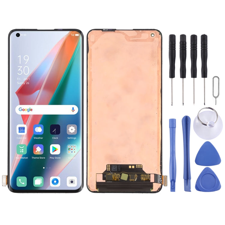 Schermo LCD e digitalizzatore in materiale originale Ltpo AMOLED assemblaggio completo per OPPO Find X3 / Find X3 Pro CPH2173 PEEM00 PEDM00, For OPPO Find X3 / Find X3 Pro (Original)