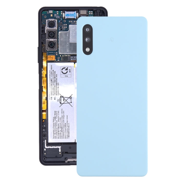 Cover posteriore della batteria con copriobiettivo della fotocamera per Sony Xperia Ace II SO-41B, For Sony Xperia Ace II