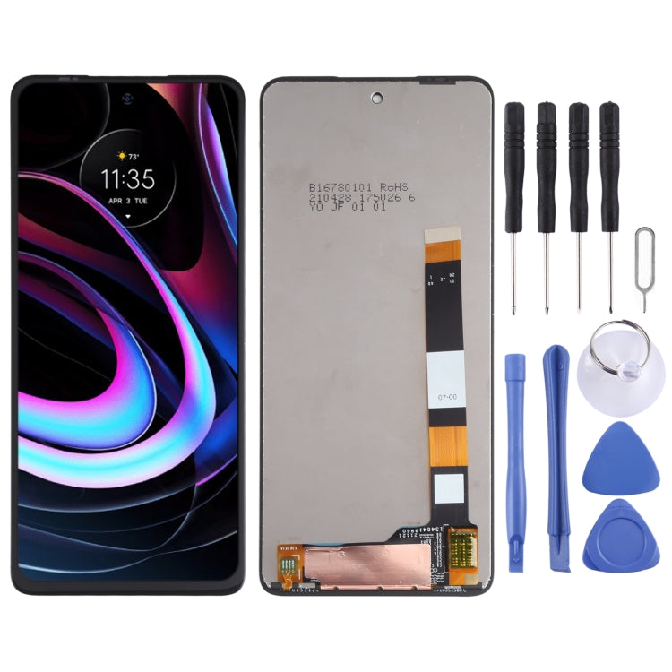 Assemblaggio completo di schermo LCD e digitalizzatore per Motorola Edge (2021), For Motorola Edge (2021)