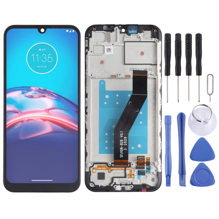 LCD Screen and Digitizer Full Assembly with Frame for Motorola Moto E6i XT2053-5, For Motorola Moto E6i