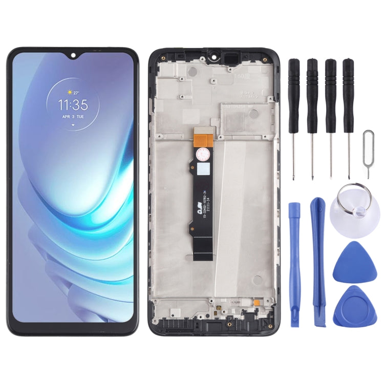 LCD Screen and Digitizer Full Assembly with Frame for Motorola Moto G50 XT2137-1 XT2137-2, For Motorola Moto G50