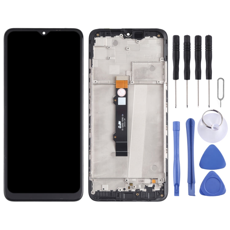 LCD Screen and Digitizer Full Assembly with Frame for Motorola Moto G50 XT2137-1 XT2137-2, For Motorola Moto G50