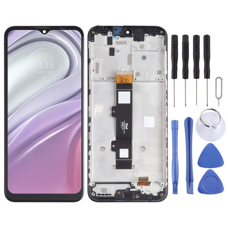 LCD Screen and Digitizer Full Assembly with Frame for Motorola Moto G20 XT2128-1 XT2128-2, For Motorola Moto G20