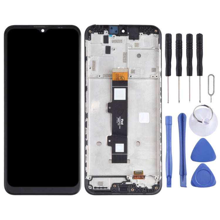 LCD Screen and Digitizer Full Assembly with Frame for Motorola Moto G20 XT2128-1 XT2128-2, For Motorola Moto G20