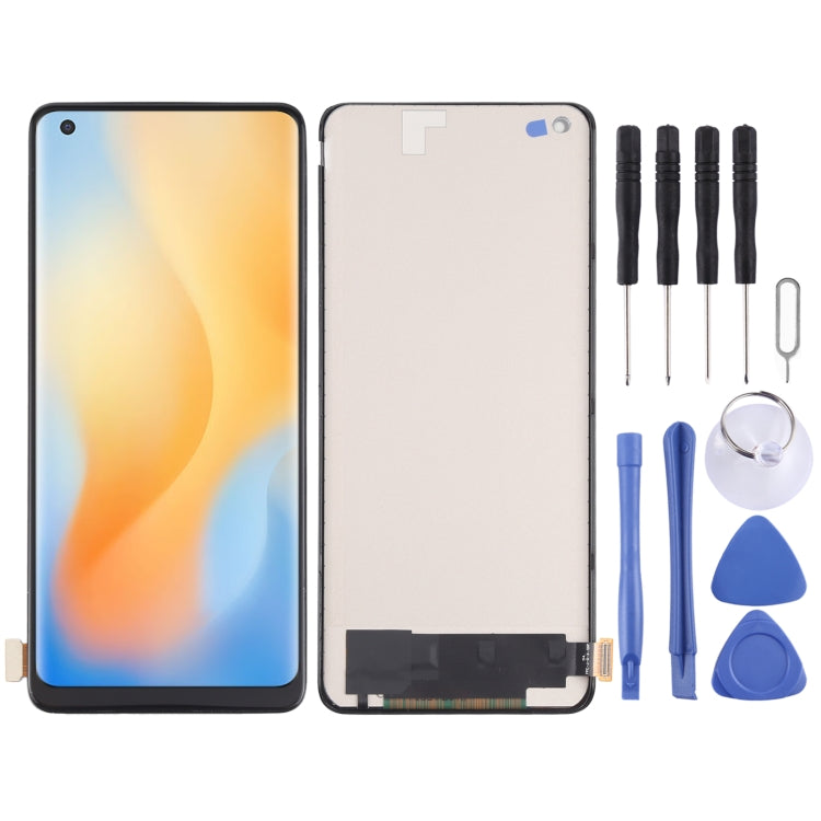 Schermo LCD in materiale TFT e digitalizzatore assemblaggio completo (non supporta l'identificazione delle impronte digitali) per vivo X50 Pro V2005A, For vivo X50 Pro (TFT)