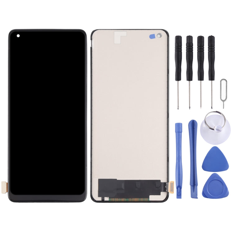 TFT Material LCD Screen and Digitizer Full Assembly (Not Support Fingerprint Identification) for vivo X50 Pro V2005A, For vivo X50 Pro (TFT)