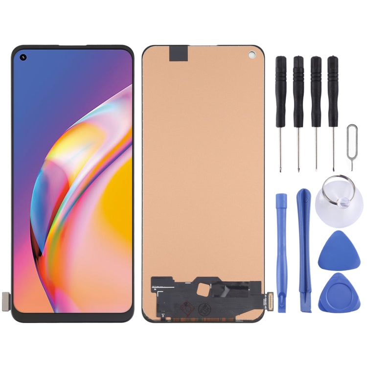 Schermo LCD in materiale TFT e digitalizzatore assemblaggio completo (non supporta l'identificazione delle impronte digitali) per OPPO Reno5 F / Reno5 Z / Reno5 Lite / CPH2217 CHP2211 CPH2205, For OPPO Reno5 F / Reno5 Z (TFT)