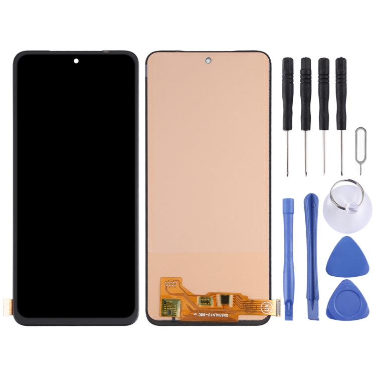 Schermo LCD in materiale TFT e digitalizzatore assemblaggio completo (non supporta l'identificazione delle impronte digitali) per Xiaomi Redmi Note 10 4G / Redmi Note 10S / Redmi Note 11 SE India / Poco M5s M2101K7BG M2101K7BI M2101K7BNY M2101K7BL