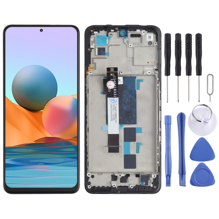 Assemblaggio completo dello schermo LCD e digitalizzatore originale con telaio per Xiaomi Redmi Note 10 Pro 5G / Poco X3 GT 21061110AG, For Xiaomi Redmi Note 10 Pro 5G / Poco X3 GT(Original)