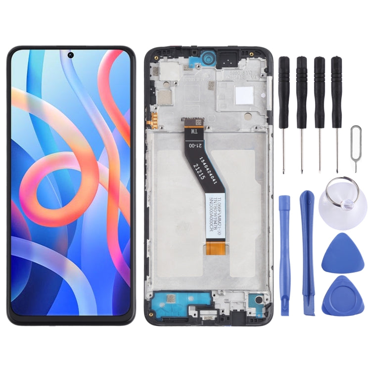 IPS Material Original LCD Screen and Digitizer Full Assembly with Frame for Xiaomi Redmi Note 11 (China) 21091116AC / Poco M4 Pro 5G 21091116AG, MZB0BGVIN / Redmi Note 11S 5G, For Xiaomi Redmi Note 11(IPS)