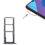 SIM Card Tray + SIM Card Tray + Micro SD Card Tray for Honor 9A, For Honor 9A