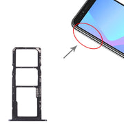 Vassoio scheda SIM + Vassoio scheda SIM + Vassoio scheda micro SD per Huawei Y6 Prime (2018), For Huawei Y6 Prime (2018)