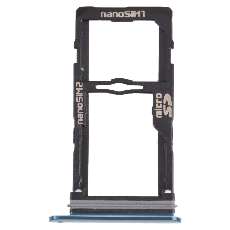 Vassoio scheda Nano SIM + Vassoio scheda Nano SIM/Vassoio scheda Micro SD per LG G8S ThinQ LMG810, LM-G810, LMG810EAW, For LG G8S ThinQ