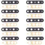 Obiettivo fotocamera posteriore da 10 pezzi per LG K61 LMQ630EAW, LM-Q630EAW, LM-Q630, For LG K61
