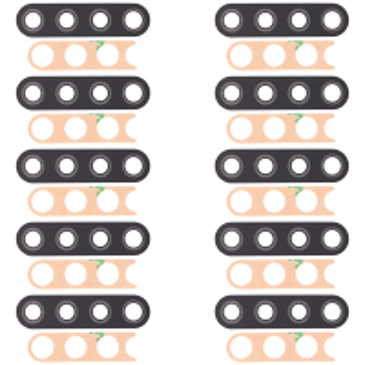 10pcs Rear Camera Lens For LG K51/Q51 LM-Q510N K500MM, For LG K51/Q51