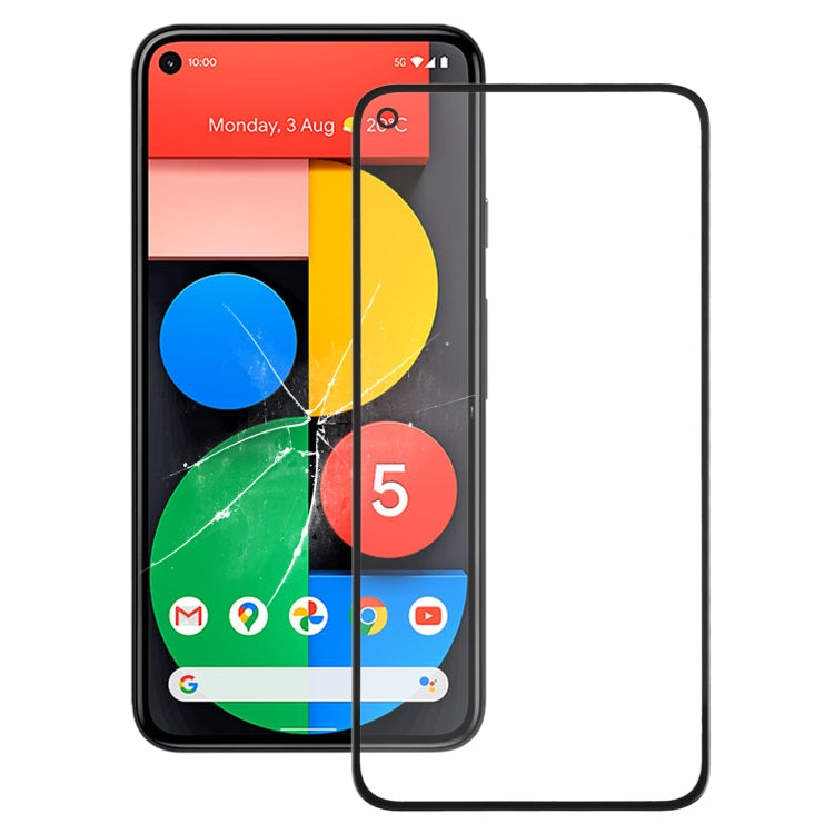 Lente in vetro esterna dello schermo anteriore per Google Pixel 5, For Google Pixel 5