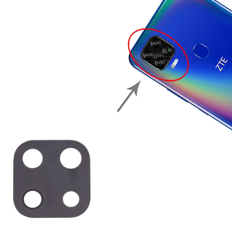 Obiettivo fotocamera posteriore da 10 pezzi per ZTE Blade V2020 Vita, For ZTE Blade V2020 Vita