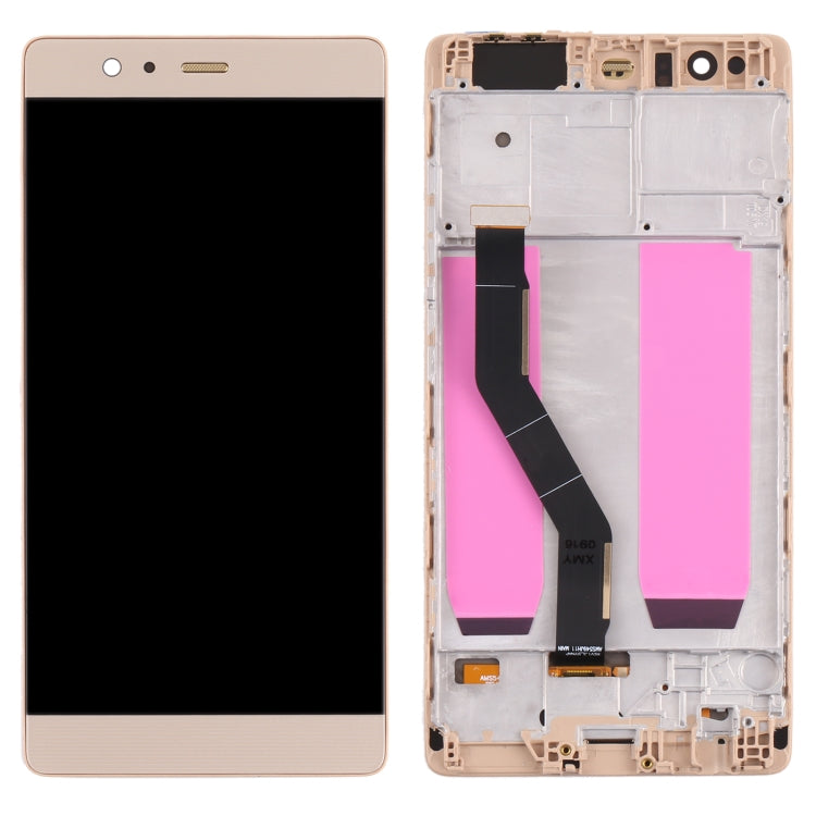 OLED Material LCD Screen and Digitizer Full Assembly with Frame for Huawei P9 Plus, For Huawei P9 Plus(OLED)