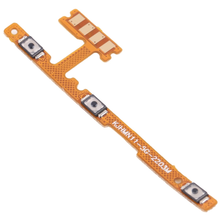 Power Button Volume Button Flex Cable For Xiaomi Redmi Note 11 5G, For Xiaomi Redmi Note 11 5G