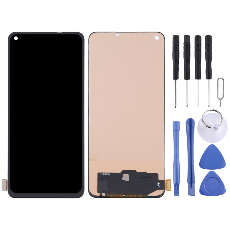 Schermo LCD in materiale TFT e digitalizzatore assemblaggio completo (non supporta l'identificazione delle impronte digitali) per OPPO A95 4G / F19s, For OPPO A95 4G / F19s