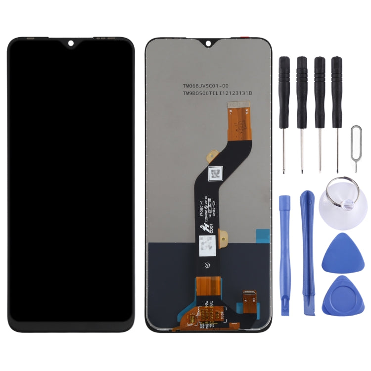 LCD Screen and Digitizer Full Assembly for Tecno Spark 7P KF7j, For Tecno Spark 7P