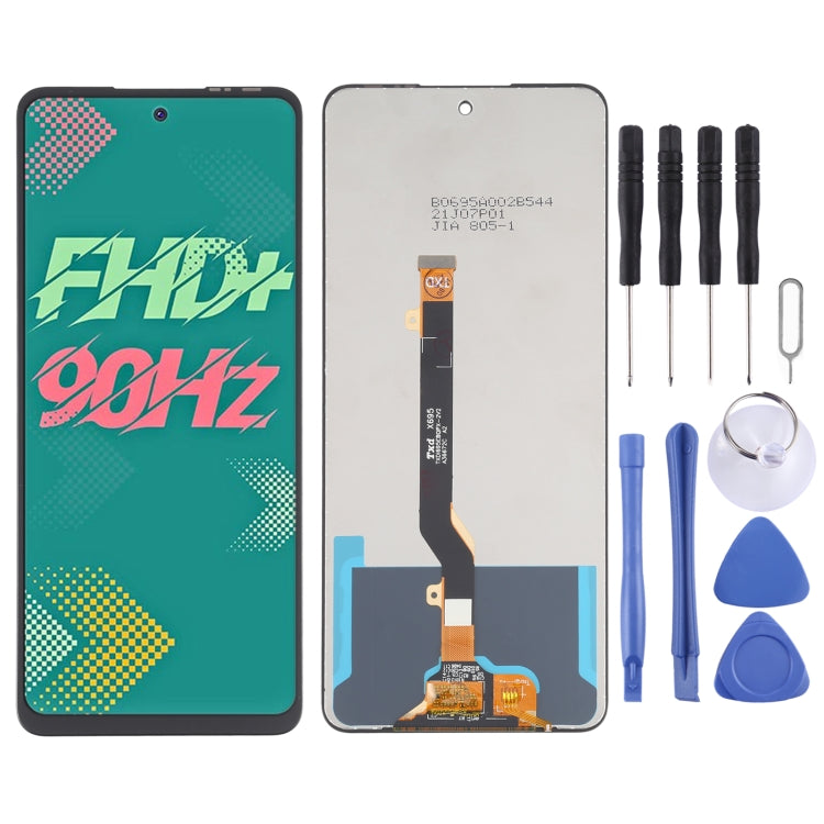 LCD Screen and Digitizer Full Assembly for Infinix Hot 11s X6812, For Infinix Hot 11s