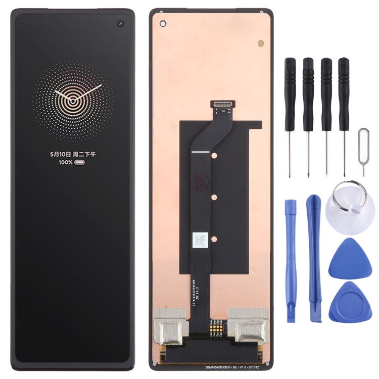 Schermo secondario LCD originale in materiale OLED e digitalizzatore assemblaggio completo per Xiaomi Mi Mix Fold, For Xiaomi Mi Mix Fold (Secondary Screen)