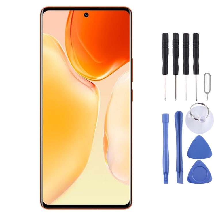 Schermo LCD e digitalizzatore in materiale Super AMOLED originale assemblaggio completo per Vivo X70 Pro V2134A, V2105, For Vivo X70 Pro (Original)