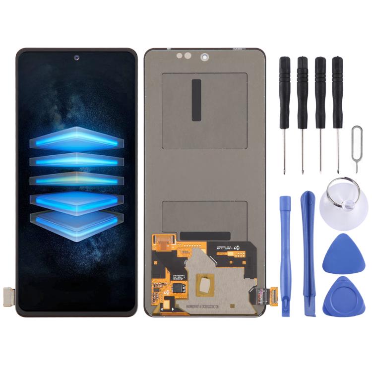 Schermo LCD e digitalizzatore in materiale AMOLED originale assemblaggio completo per Vivo iQOO 7 / iQOO 7 (India) / iQOO Neo5 S / iQOO Neo6 (Cina) V2196A V2049A I2009, For Vivo iQOO 7 / iQOO 7 (India)