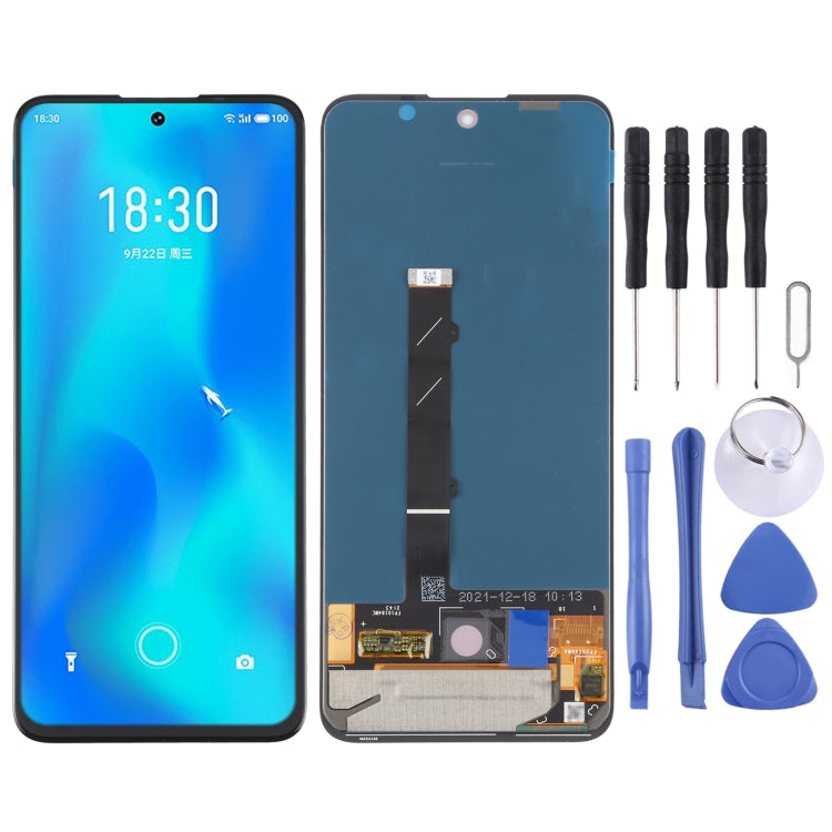 Original OLED LCD Screen and Digitizer Full Assembly for Meizu 18x, For Meizu 18x