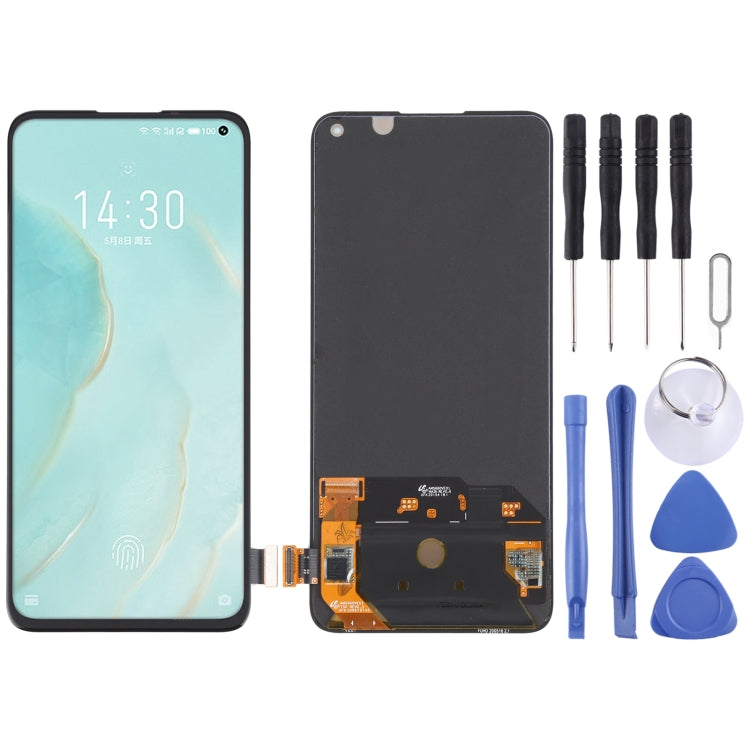 Schermo LCD originale in materiale Super AMOLED e digitalizzatore assemblaggio completo per Meizu 17 Pro / 17, For Meizu 17 Pro / 17