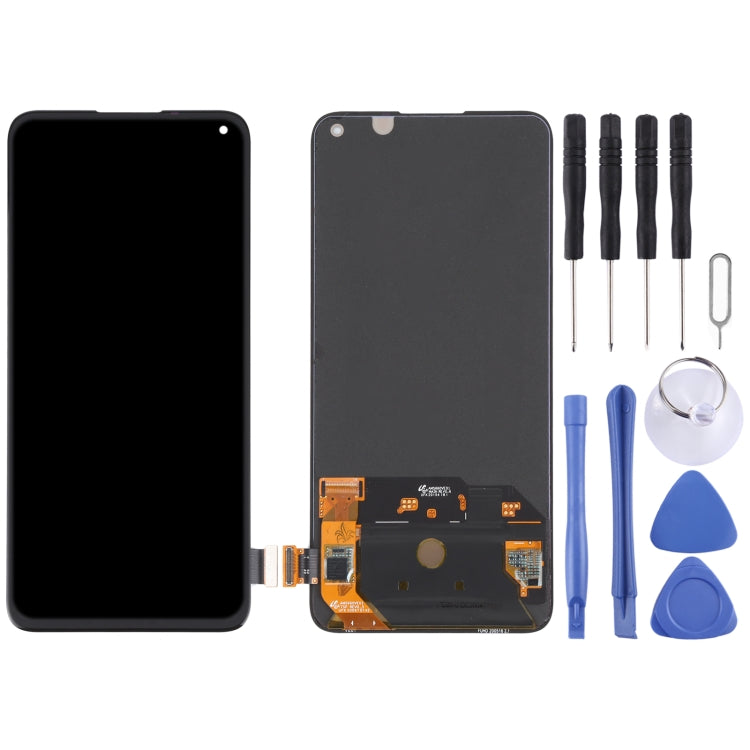 Schermo LCD originale in materiale Super AMOLED e digitalizzatore assemblaggio completo per Meizu 17 Pro / 17, For Meizu 17 Pro / 17