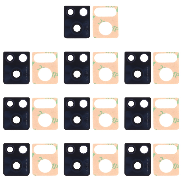 Per Vivo S7 / S7t / V20 / V20 Pro Obiettivo fotocamera posteriore da 10 pezzi, For Vivo S7 / S7t / V20 / V20 Pro