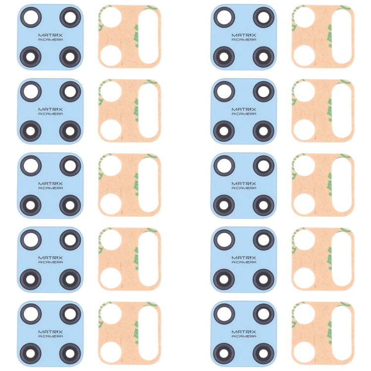 Per OPPO Realme C25Y RMX3265, RMX3268 Obiettivo fotocamera posteriore da 10 pezzi, For OPPO Realme C25Y