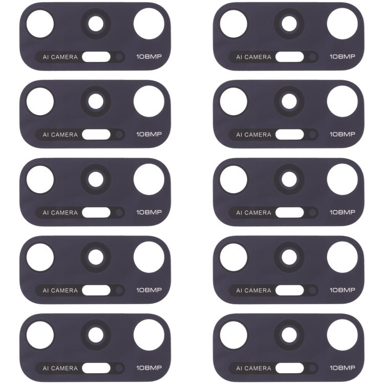 10pcs Rear Camera Lens For Xiaomi Mi 10s M2102J2SC, For Xiaomi Mi 10s
