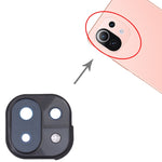 Rear Camera Lens Frame for Xiaomi Mi 11 Lite/11 Lite 5G NE, For Xiaomi Mi 11 Lite, For Xiaomi Mi 11 Lite (Green), For Xiaomi Mi 11 Lite (White)