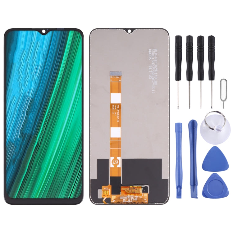 LCD Screen and Digitizer Full Assembly for OPPO Realme Narzo 50A RMX3430, For Realme Narzo 50A