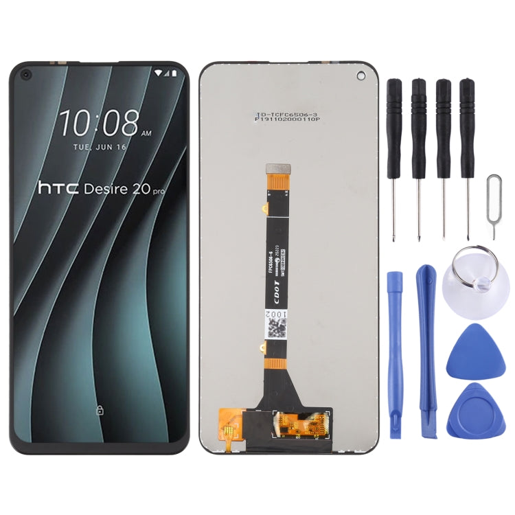 LCD Screen and Digitizer Complete Assembly for HTC Desire 20 Pro, For HTC Desire 20 Pro