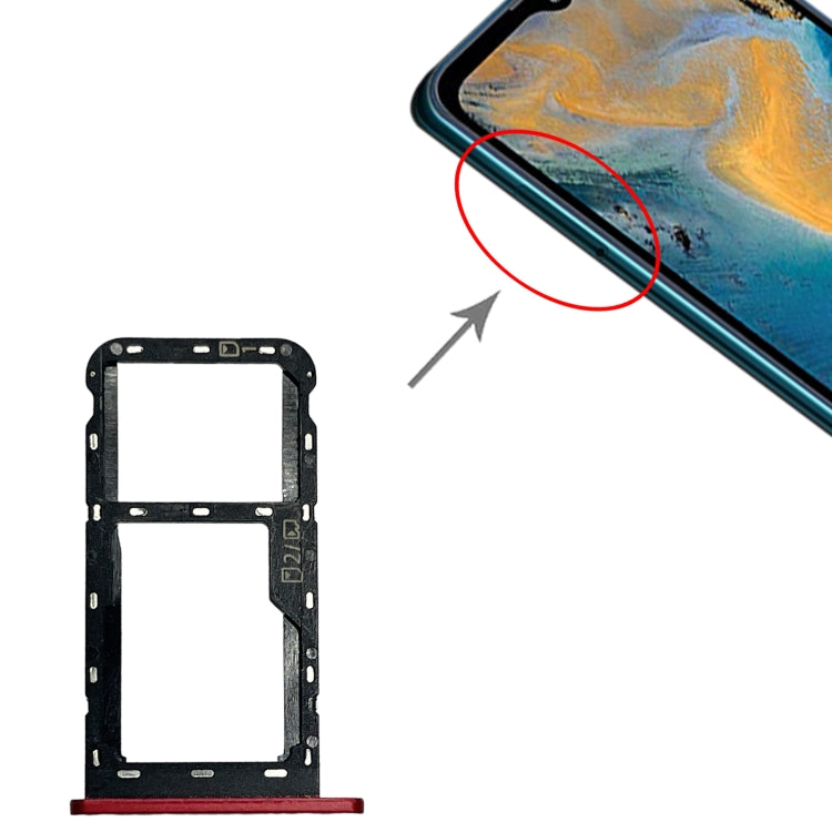 SIM Card Tray + Micro SD Card Tray for ZTE Blade A51, For ZTE Blade A51