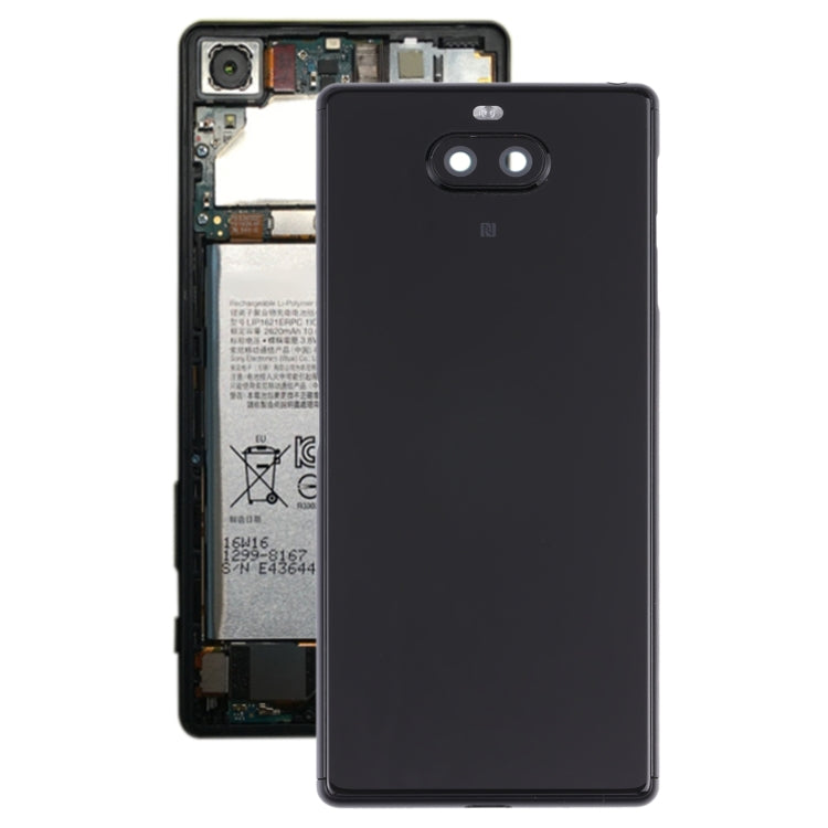 Per Sony Xperia 8 Cover posteriore della batteria con telaio centrale e copriobiettivo della fotocamera, For Sony Xperia 8