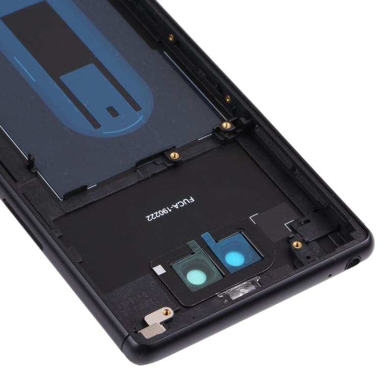 Per Sony Xperia 8 Cover posteriore della batteria con telaio centrale e copriobiettivo della fotocamera, For Sony Xperia 8