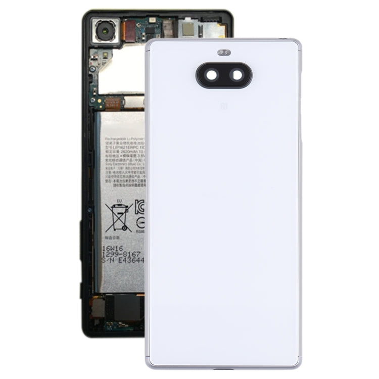 Per Sony Xperia 8 Cover posteriore della batteria con telaio centrale e copriobiettivo della fotocamera, For Sony Xperia 8