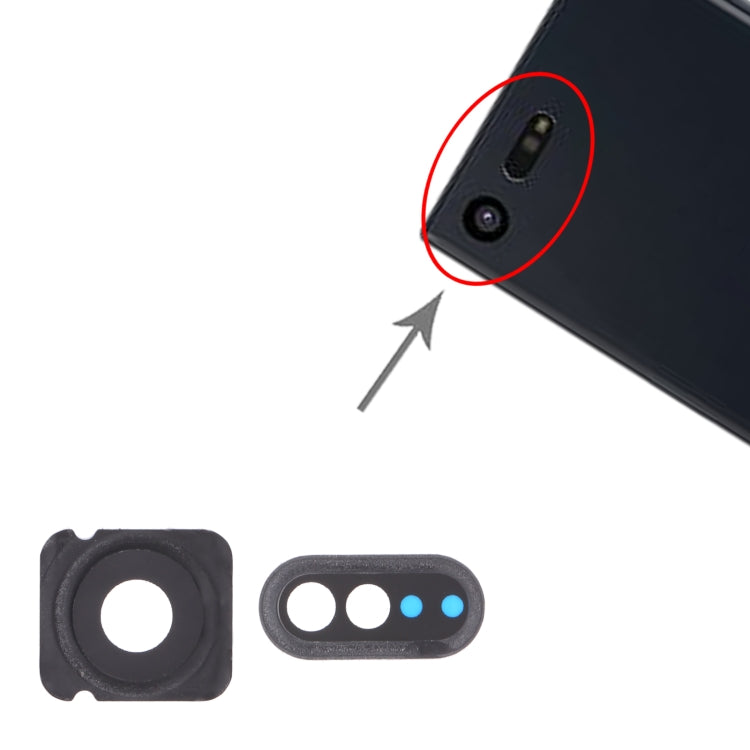 Obiettivo fotocamera posteriore da 10 pezzi per Sony Xperia X Compact, For Sony Xperia X Compact